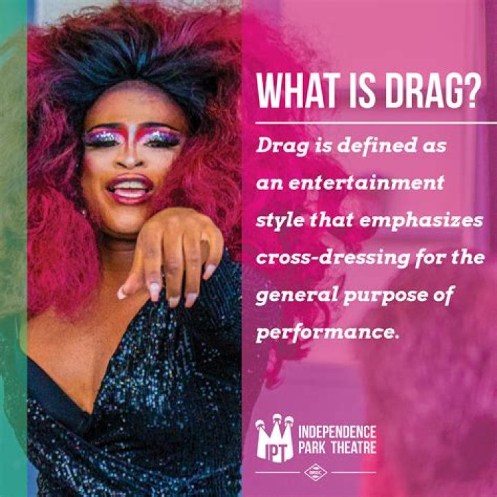 Why do drag queens use purple glue?