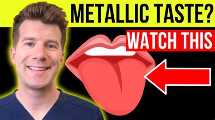 Why do I taste metal when I hit my head?