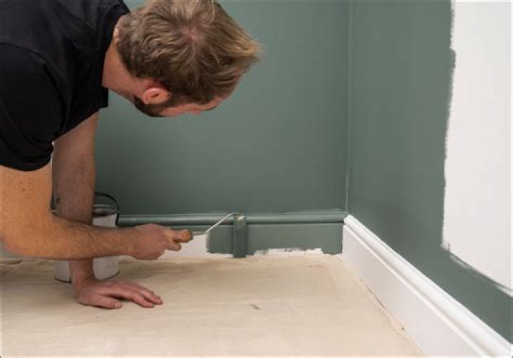 Why do people paint skirting boards white?