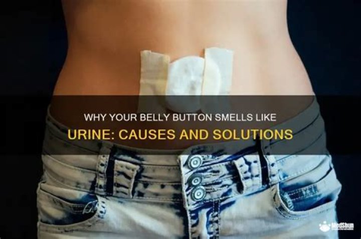 Why does my belly button smell like urine?