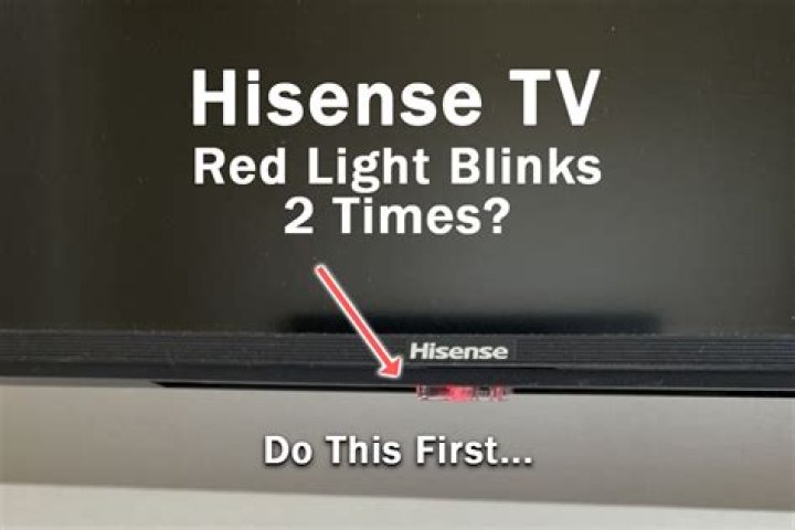 Why does my Hisense TV Go light and dark?