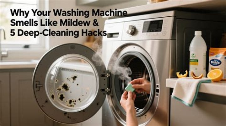 Why does my washing machine smell like mildew?