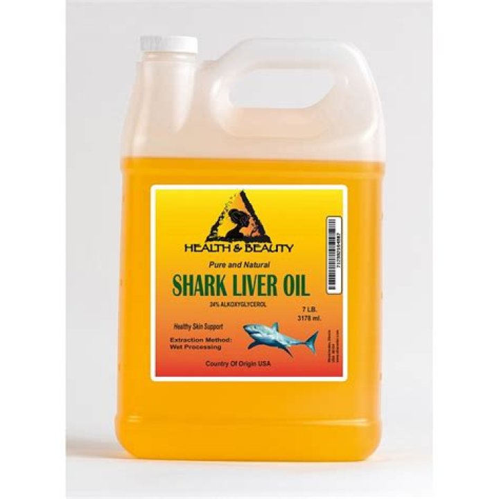 Why does the old man drink shark liver oil?
