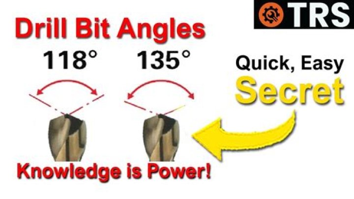 Why drill bit angle is 118?
