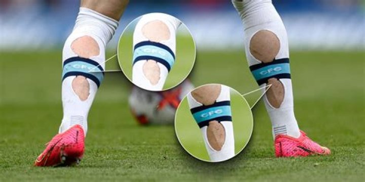 Why footballers put tape on their wrist?