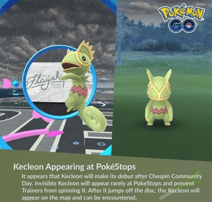 Why is Kecleon not in Pokemon go?