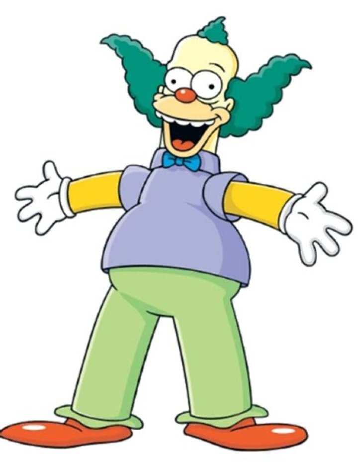 Why is Krusty face white?