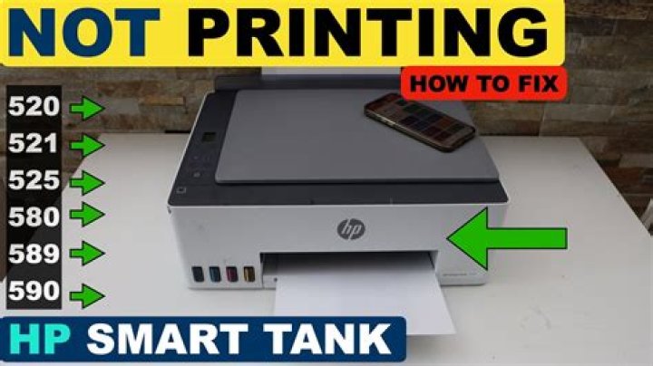 Why is my HP Smart printer not printing?