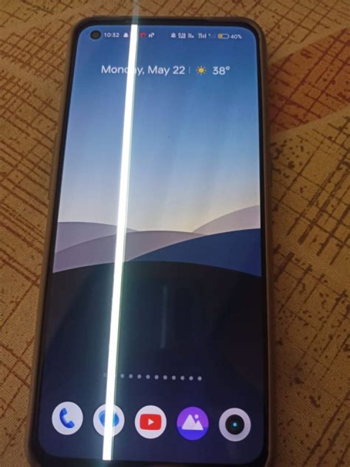 Why is my phone GREY and white?
