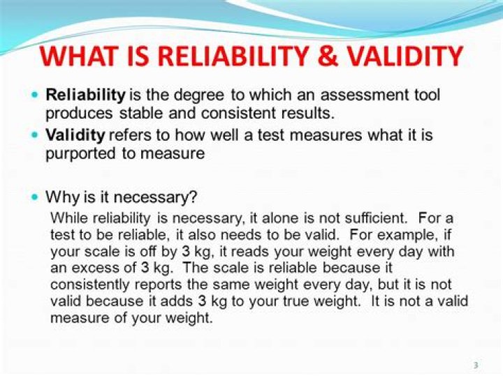 Why validity is important in assessment?