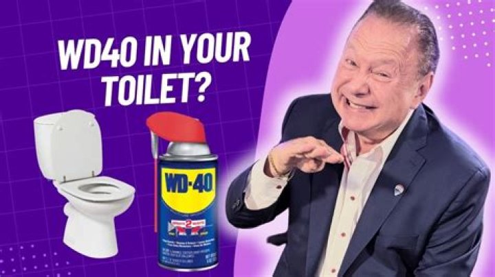 Why would you put wd40 in your toilet?